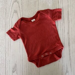 Kate Quinn Red Cotton Onsie